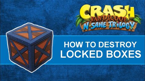 how to destroy metal boxes crash bandicoot|white empty boxes crash bandicoot.